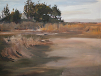 Looking North Hook Spring 40x48